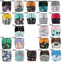 Luxury Charcoal Bamboo Baby Cloth Diaper Nappy Washable Reusable Double Gusset Square Tabs Nappies for Baby and Kids - BIG FRENCHIES