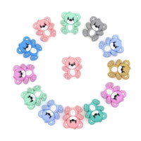 Mini Bear Silicone Beads Baby Dummy Cartoon Pacifier Toy Accessories For Kids And Babies - BIG FRENCHIES