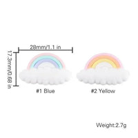 5PCS/SET Silicone Animal Beads BPA Free Baby Teething Beads Toy For Pacifier Clips New Born Silicone Rodent Tiny Rod Baby Teether For Baby Kids - BIG FRENCHIES