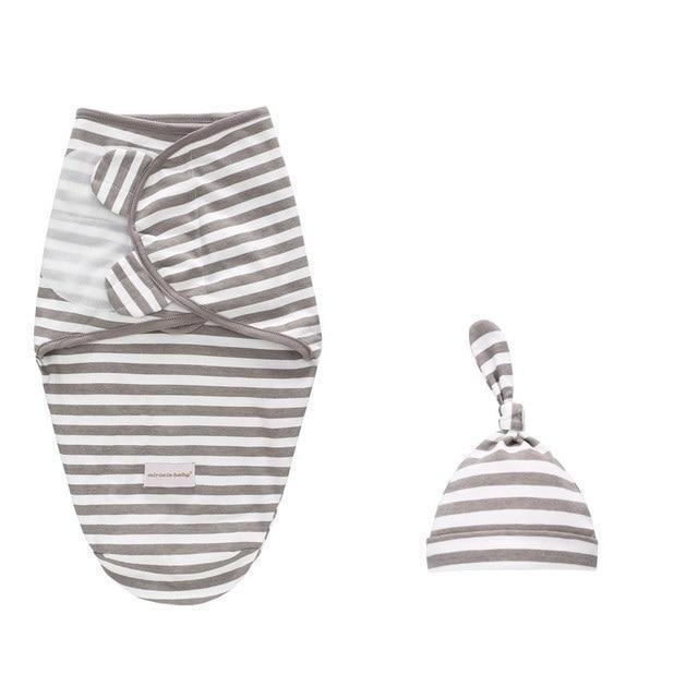 Newborn Wrapping Swaddle Baby Envelop Wrap Blanket Baby Hat Sleeping Bag Set Sleep Bag - BIG FRENCHIES