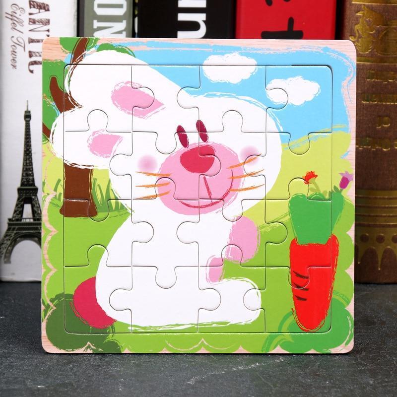 Wood Puzzles Children Adults Vehicle Puzzles Wooden Toys Learning Education Environmental Assemble Toy Educational Games For Baby and Kids - BIG FRENCHIES