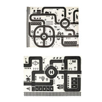 Baby Playing Mat Kids Boys Crawling Carpet Cute Cartoon Traffic Park Map Mat Toys for Children In Modern New City Design - BIG FRENCHIES