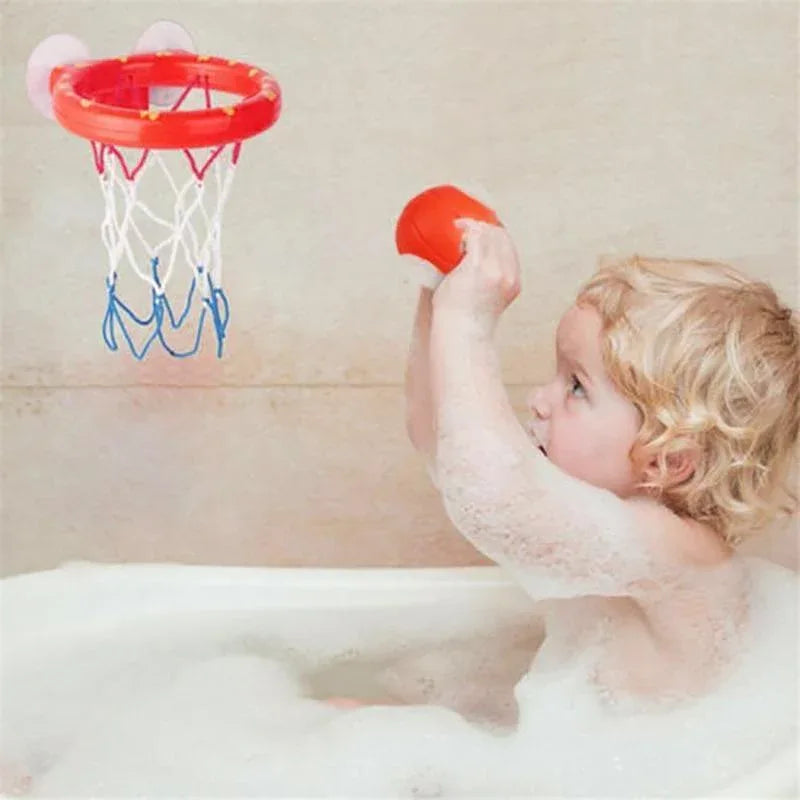 Bathroom Toddler Boy Water Toys Bathtub Shooting Basketball Hoop with 3 Balls Baby Bath Toy Kids for Kids Bath - BIG FRENCHIES