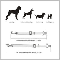 Pet Car Seat Belt Harness – Adjustable Safety Clip for Dogs & Cats - BIG FRENCHIES