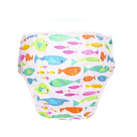Baby Reusable Swimming Diapers Cartoon Swimwear Children Adjustable Summer Nappy Pants Diaper for Babies - BIG FRENCHIES