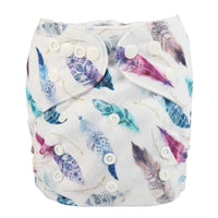 Modrn Printed Baby Pocket Cloth Diaper Nappy Reusable Adjustable Washable Nappies For Baby Boys and Baby Girls In Elegant Style - BIG FRENCHIES