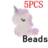 Silicone Unicorn Teether Beads Cute Cartoon Rodent BPA Free Baby Teething Toy For Baby and Kids - BIG FRENCHIES