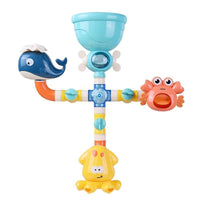Baby Bath Toys Bubble Machine Crabs Frog Music Kids Bath Toy Bathtub Soap Automatic Bubble Maker - BIG FRENCHIES