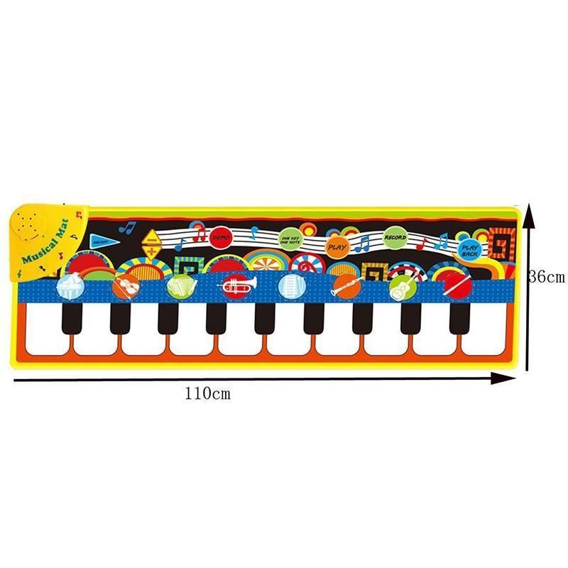 Baby Electronic Music Piano Play Mat Multi-function 8 Instruments Mode Musical Carpets For Kids - BIG FRENCHIES