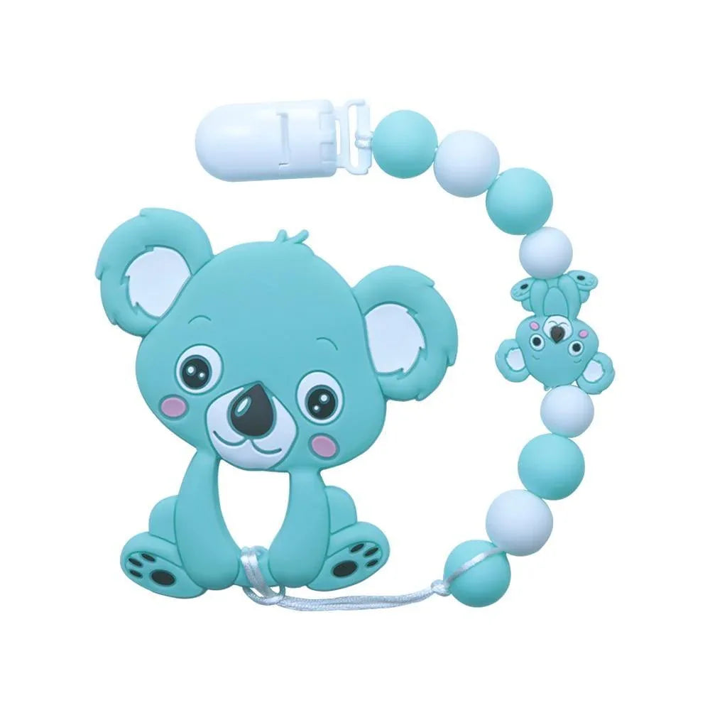 Baby Teething Lovely Koala Owl Horse Cookies Baby Teether Molar Toy Gift Raccoon Food Grade Silicone Beads For Kids and Baby - BIG FRENCHIES