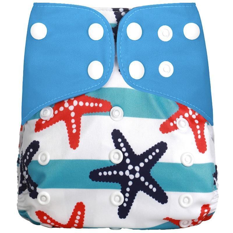 1Pcs Reusable Cloth Diaper Adjustable Baby Nappies Washable Nappy Durable Baby Diaper - BIG FRENCHIES