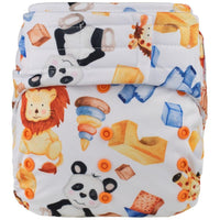 Hook & Loops Pocket Diaper - cloth Inner Waterproof Washable Reusable Baby Diaper For Kids - BIG FRENCHIES