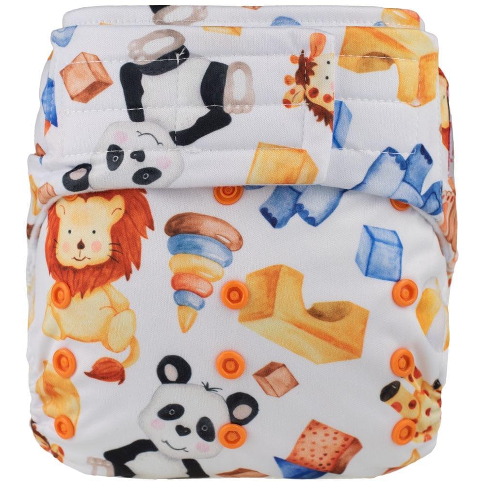 Hook & Loops Pocket Diaper - cloth Inner Waterproof Washable Reusable Baby Diaper For Kids - BIG FRENCHIES