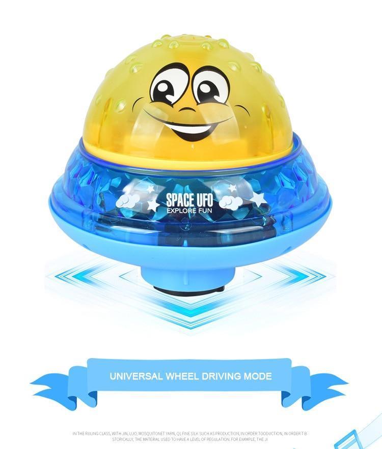 Cool Bath Toys Spray Water Light Rotate with Shower Pool , Toddler Swimming Party Bathroom LED Light With Music for Kids - BIG FRENCHIES