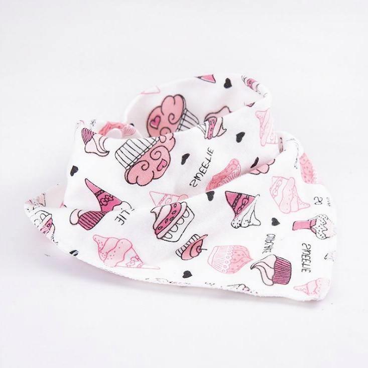 Baby Bibs Waterproof Triangle Cotton Cartoon Child Bibs Dribble Bibs Newborn Slabber Absorbent Cloth For Kids - BIG FRENCHIES