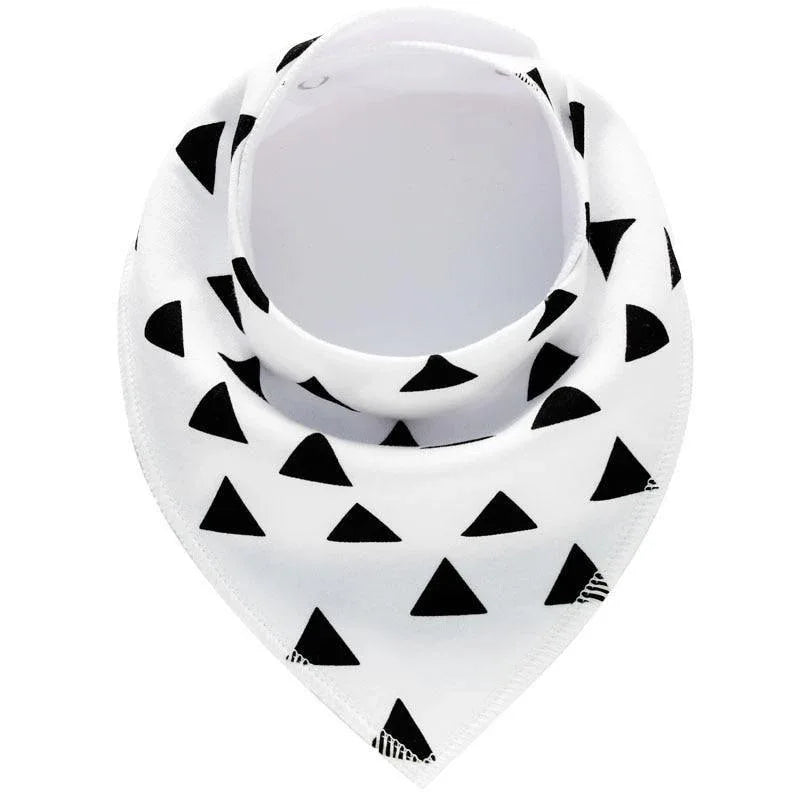 Baby Bibs Triangle scarf Cotton Cartoon Child Bandana Bib Dribble Bibs Newborn BIb for Kids - BIG FRENCHIES
