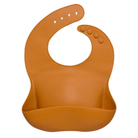 Silicon Breastplate Baby Bib Waterproof Solid Infant Bandana Bibs Newborn Feeding Burp Cloth Bib For Kids - BIG FRENCHIES