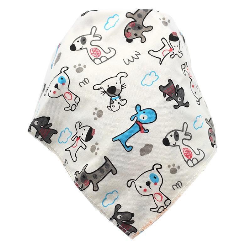 Baby Bibs Waterproof Triangle Cotton Cartoon Child Bibs Dribble Bibs Newborn Slabber Absorbent Cloth For Kids - BIG FRENCHIES