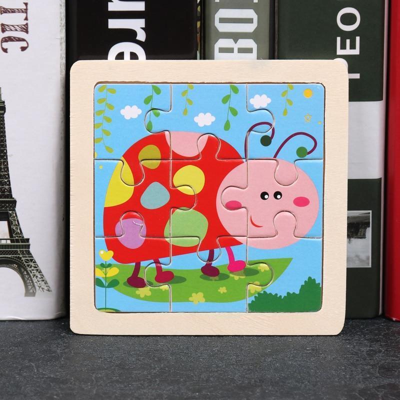 Wood Puzzles Children Adults Vehicle Puzzles Wooden Toys Learning Education Environmental Assemble Toy Educational Games For Baby and Kids - BIG FRENCHIES