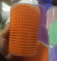 Massager for Cats Pet Products Pets Goods Brush Remove Hair Comb Grooming Table Dogs Care Accessories Things Strip  Soft Cat Massage Brushes Wall Mounted Scraper for Kitten