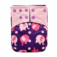 Baby Cloth Diaper Reusable Adjustable Pocket Nappy Cover Fit All Diaper Reusable Nappies Cotton In Modern Trend Printed Design For Unlimited Uses - BIG FRENCHIES