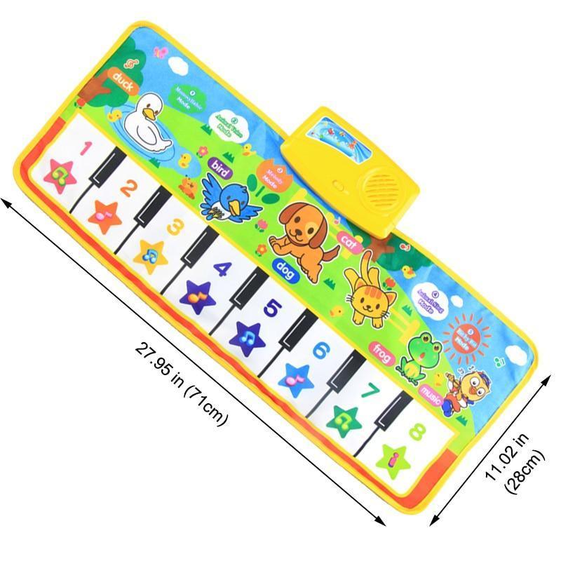 Musical Mat With Animal Voice Baby Piano Playing Carpet Music Game Instrument Toys Early Educational Toys For Kids - BIG FRENCHIES
