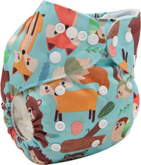 Modrn Printed Baby Pocket Cloth Diaper Nappy Reusable Adjustable Washable Nappies For Baby Boys and Baby Girls In Elegant Style - BIG FRENCHIES