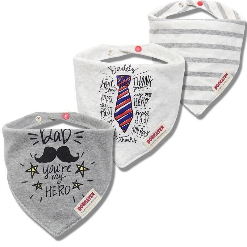 Cartoon Cotton Newborn Baby Boys and Girls Bibs Baby Towel Scarf Children Cravat Infant Kids Scarf - BIG FRENCHIES