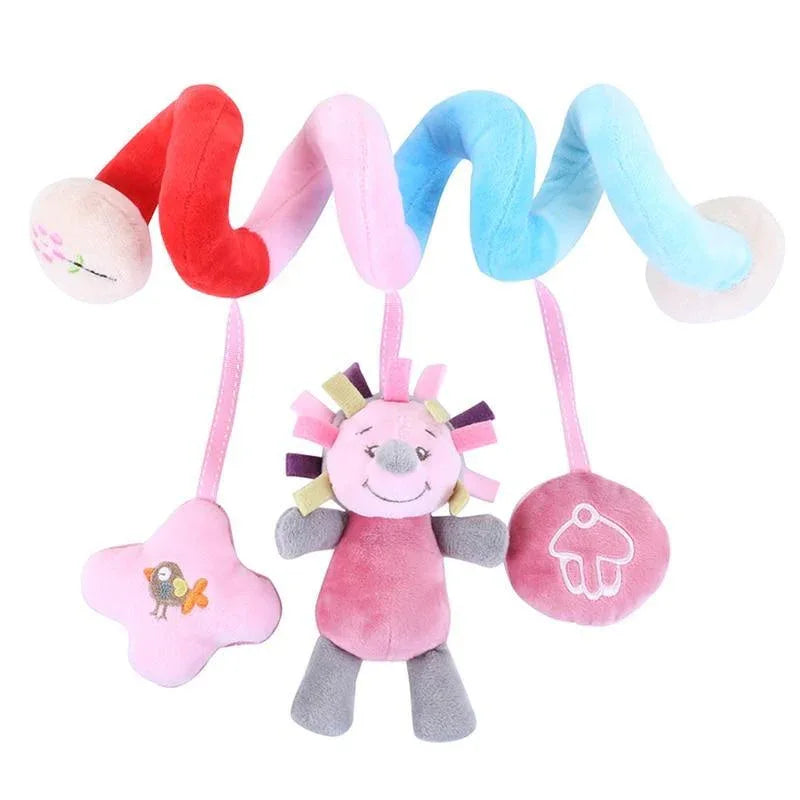 Modern Baby Development Giraffe Animal Hand Bells Rattles Handle Toys Stroller Hanging Teether Baby Toys For Kids - BIG FRENCHIES