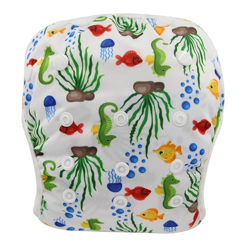 Baby Swimming Waterproof Adjustable Reusable Washable Cloth Pool Pant Diaper Cover - BIG FRENCHIES
