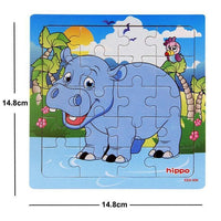 38 Style Cartoon Wooden Puzzle Children Animal/ Vehicle Toy For 2-6 Year Baby Early Educational Toys for Kids - BIG FRENCHIES