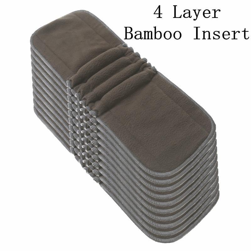 Reusable Waterproof Diaper Baby Bamboo Charcoal Diaper One Size Pocket Baby Nappies For Kids Set - BIG FRENCHIES
