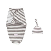 Baby Swaddle Blanket With Cap For Newborn Wrap Cotton Swaddling Bag Baby Envelope Sleep sack Blanket . - BIG FRENCHIES