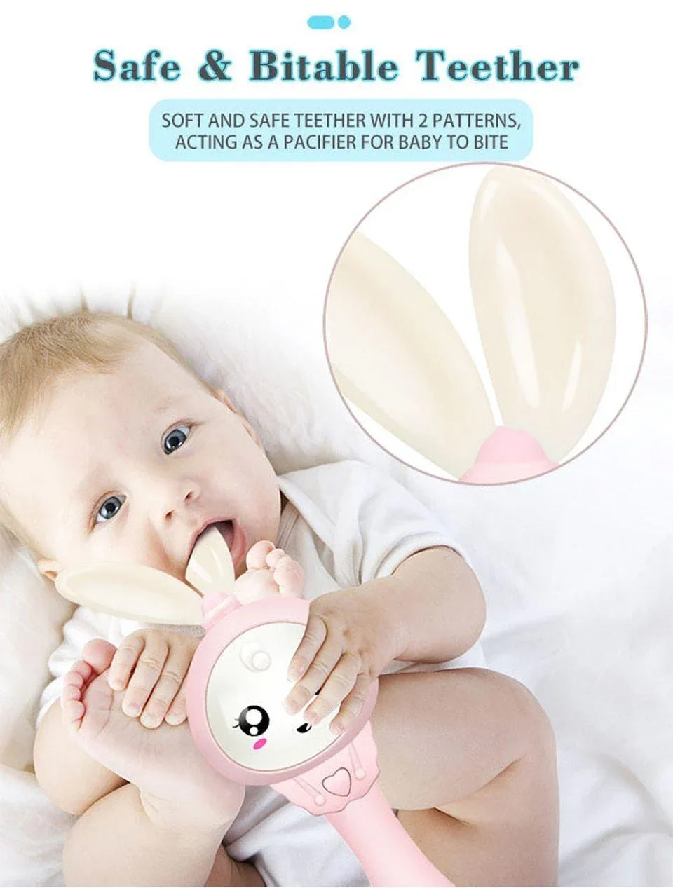 Baby Music Teether Rattle Toy For Child Education Kids Bed Bell Newborn Stroller Infant Baby Toys - BIG FRENCHIES