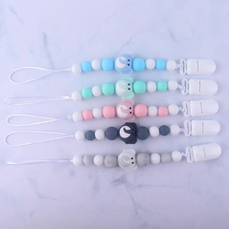 Handmade Animal Pendant Pacifier Clips Chain Nipple Holder for Infant Baby Pacifier - BIG FRENCHIES