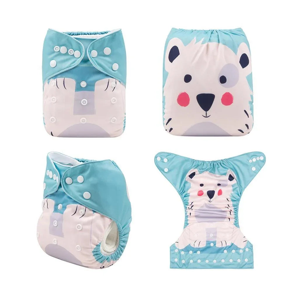 Most Popular Digital Position Baby Cloth Diaper with Microfiber Insert In Modern Printed Design For Baby Boys and Baby Girls KIds - BIG FRENCHIES