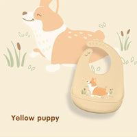 Colorful Baby Stuff Waterproof Silicone Bib Feeding Baby Cartoon Aprons Adjustable Bibs Burp Cloths - BIG FRENCHIES