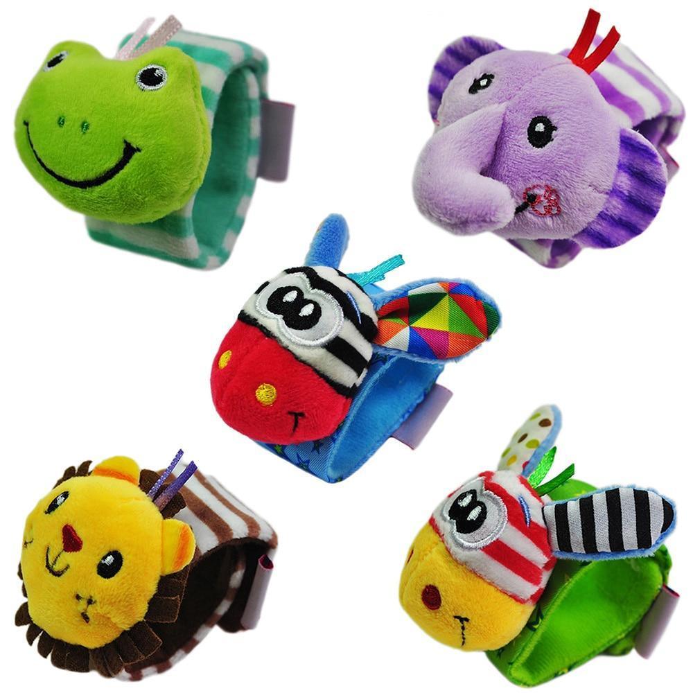 Cute Wristband Rattles For Baby Kids Rattle Toys Soft Educational Toys For Kids Baby Girls & Boys Perfect Baby Gift - BIG FRENCHIES