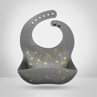 Luxury Modern Bibs Waterproof Soft Silicone Kids Girl Boy Adjustable Children Bib Cute Cartoon Print Baby Feeding Stuff For Kids - BIG FRENCHIES