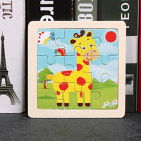 Wood Puzzles Children Adults Vehicle Puzzles Wooden Toys Learning Education Environmental Assemble Toy Educational Games For Baby and Kids - BIG FRENCHIES