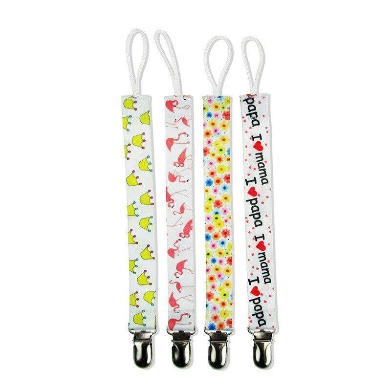 4PCS/SET Infant Pacifier Clips Holder Clip Nursing Teether Clip Nipple Holder Baby Pacifier Clip Soother Holder for Pacifier for Kids and Baby - BIG FRENCHIES