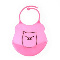 Silicone Baby Bibs waterproof Baby Saliva Towel Animal Adjustable Cloths Bandana Soft Feeding Cartoon Bib For Kids - BIG FRENCHIES
