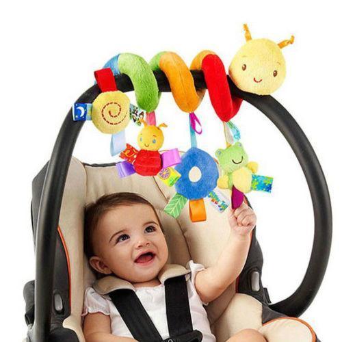 Cute Activity Spiral Crib Stroller Travel Hanging Toys Baby Rattles Toy Colorful For Kids and Baby - BIG FRENCHIES