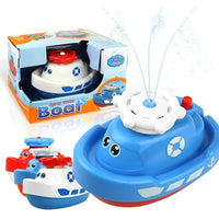 Modernt Trend Cartoon Baby Bath Toy Electric Rotating Spraying Water ship Toy For Infant Water Jet Boat Bathroom Toy For Kids - BIG FRENCHIES