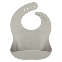 Solid Silicone Bibs Baby Feeding Saliva Towel Waterproof Soft Cloths Bandana Lightweight Infant Bibs - BIG FRENCHIES