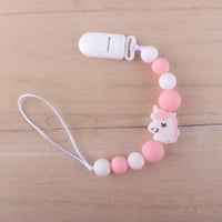 Handmade Animal Pendant Pacifier Clips Chain Nipple Holder for Infant Baby Pacifier - BIG FRENCHIES