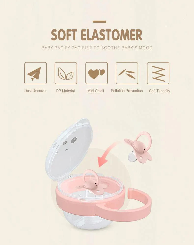 Portable Baby Pacifier Nipple Cradle Case Holder Kids Travel Storage Box Container Holder Pacifier Case for Baby - BIG FRENCHIES