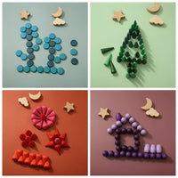 Rainbow Wooden Loose Pieces