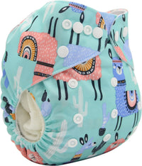 Baby Pocket Cloth Diaper Nappy Reusable Adjustable Washable No Inserts Nappie For Baby In Modern Printed Style - BIG FRENCHIES