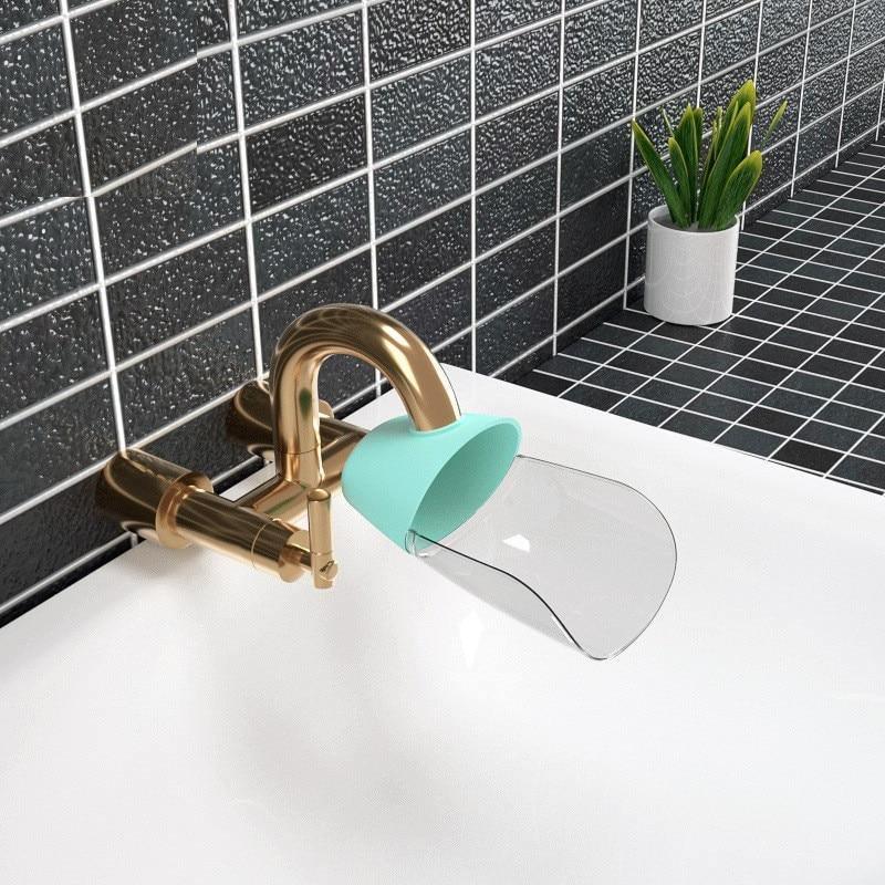 Silicone Baby Bath Toys Kids Faucet Extender children Hand Washing extender Bathroom Sink Rubber Water Reach Faucet Sink - BIG FRENCHIES